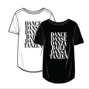 New Capezio Men’s DANCE Crew Neck Tee- T-Shirt - Large